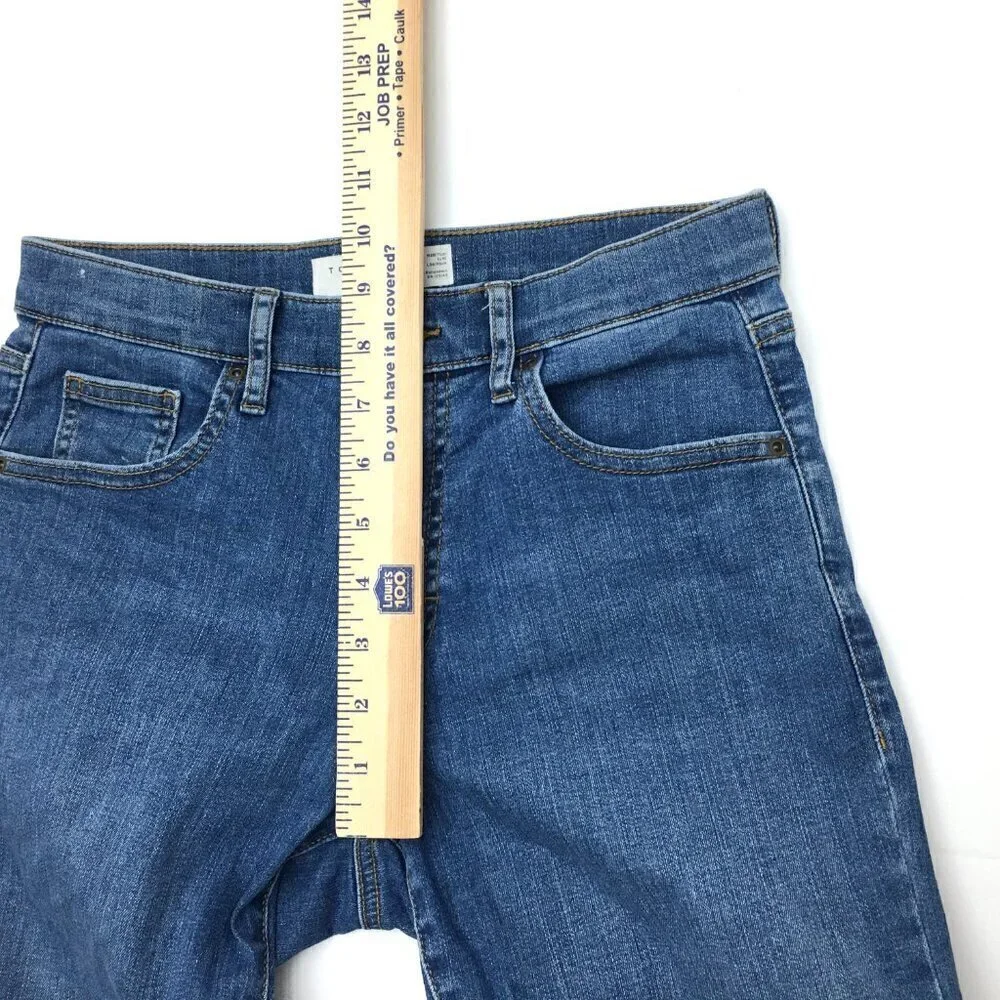 TopShop Women's Leigh Skinny Jeans Medium Wash Stretch size 28 length 27